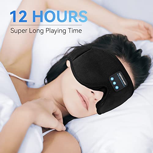 Bluetooth 3D Sleep Mask With Built In Headphones - yoppa.co.uk