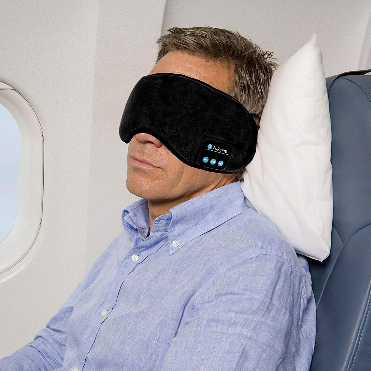 Bluetooth 3D Sleep Mask With Built In Headphones - yoppa.co.uk